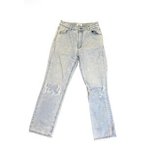 Authentic Rolla's Light Wash Distressed Jeans Size 29 Excellent Used Condition!